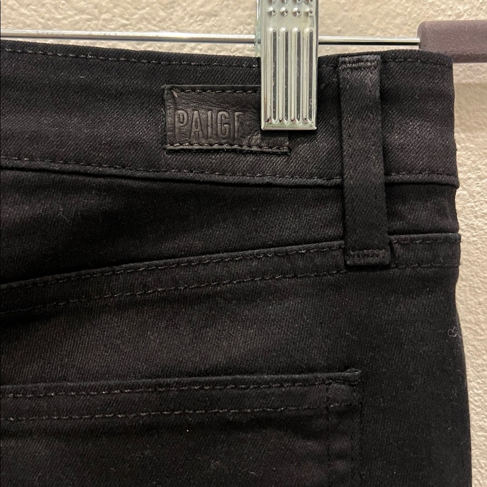 Paige Verdugo Ankle Zip black Skinny Jeans size 26 - Picture 11 of 13